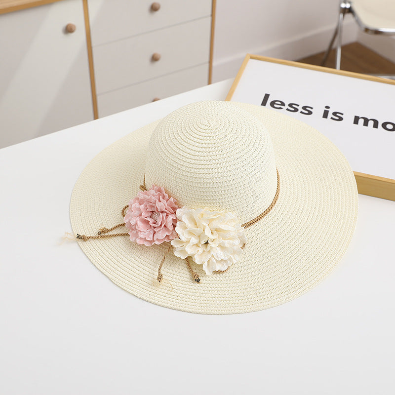 Chapeau de soleil pour femmes avec protection UV, couleur unie Summerfix