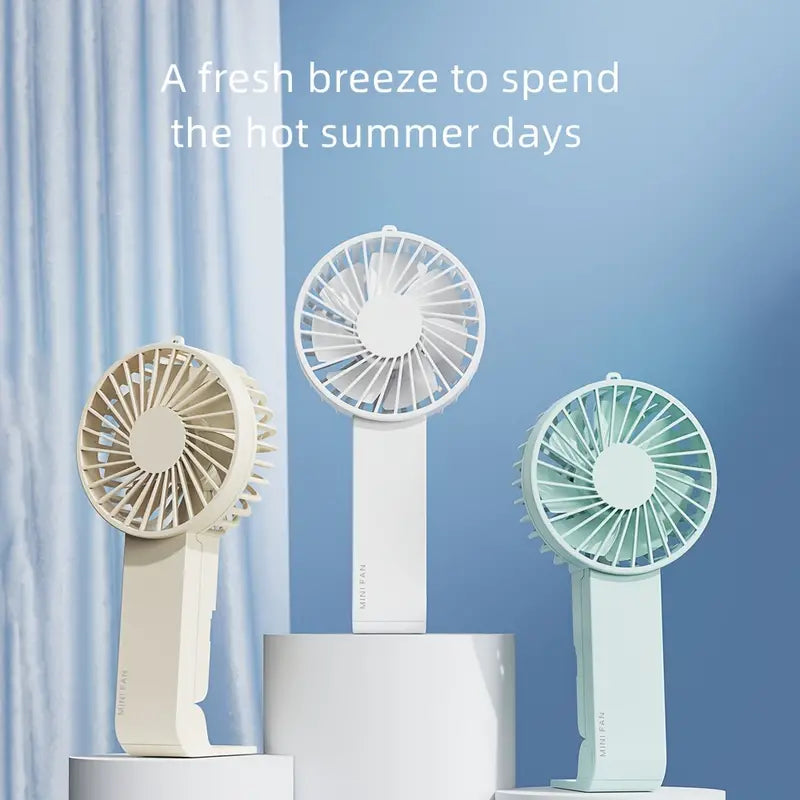 Mini USB Rechargeable Handheld Desktop Neck Fan Summerfix