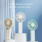 Mini USB Rechargeable Handheld Desktop Neck Fan Summerfix