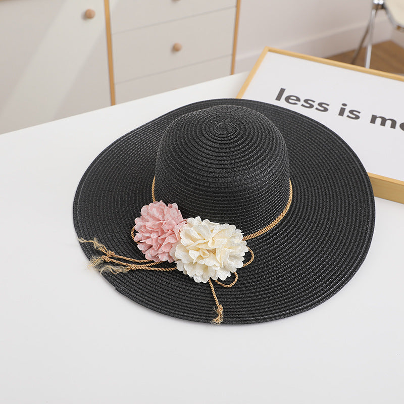 Chapeau de soleil pour femmes avec protection UV, couleur unie Summerfix