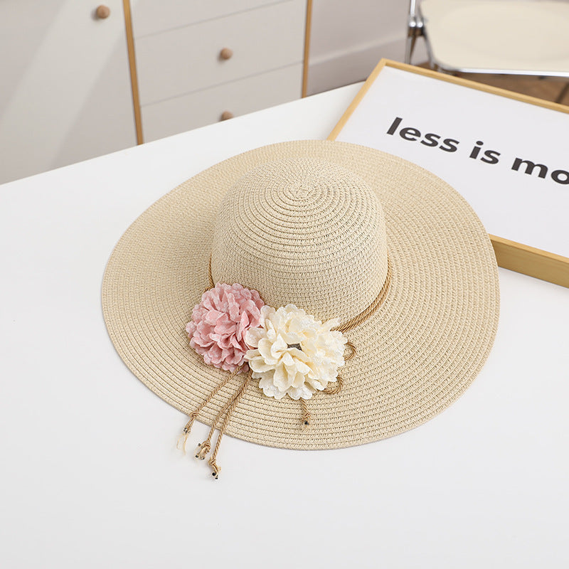 Chapeau de soleil pour femmes avec protection UV, couleur unie Summerfix