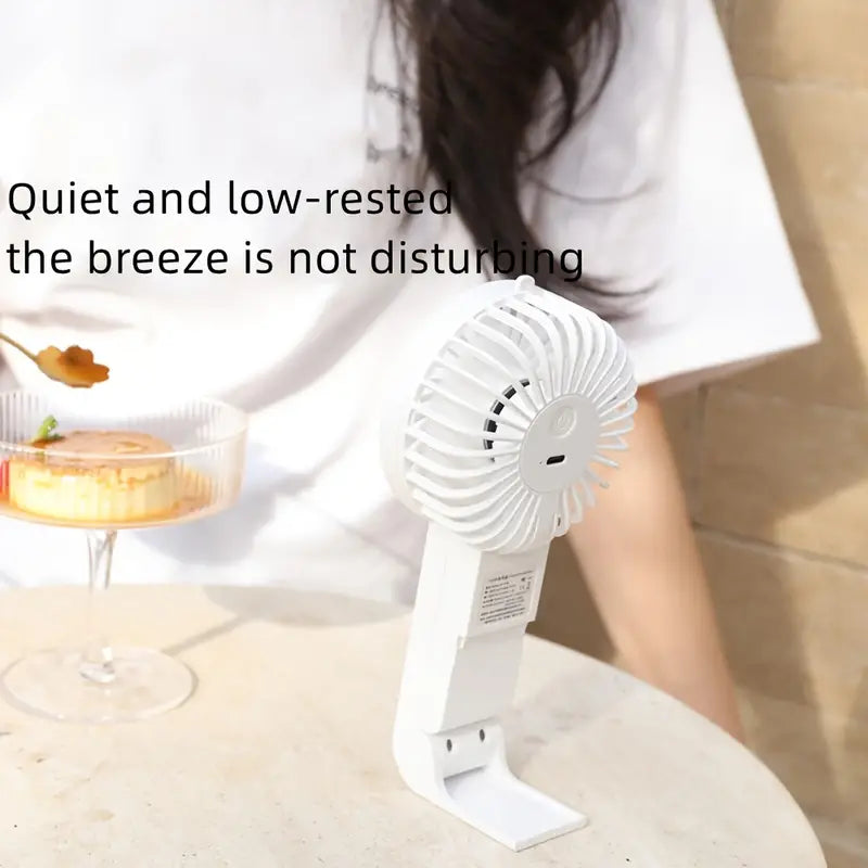 Mini USB Rechargeable Handheld Desktop Neck Fan Summerfix