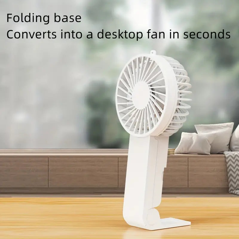 Mini USB Rechargeable Handheld Desktop Neck Fan Summerfix