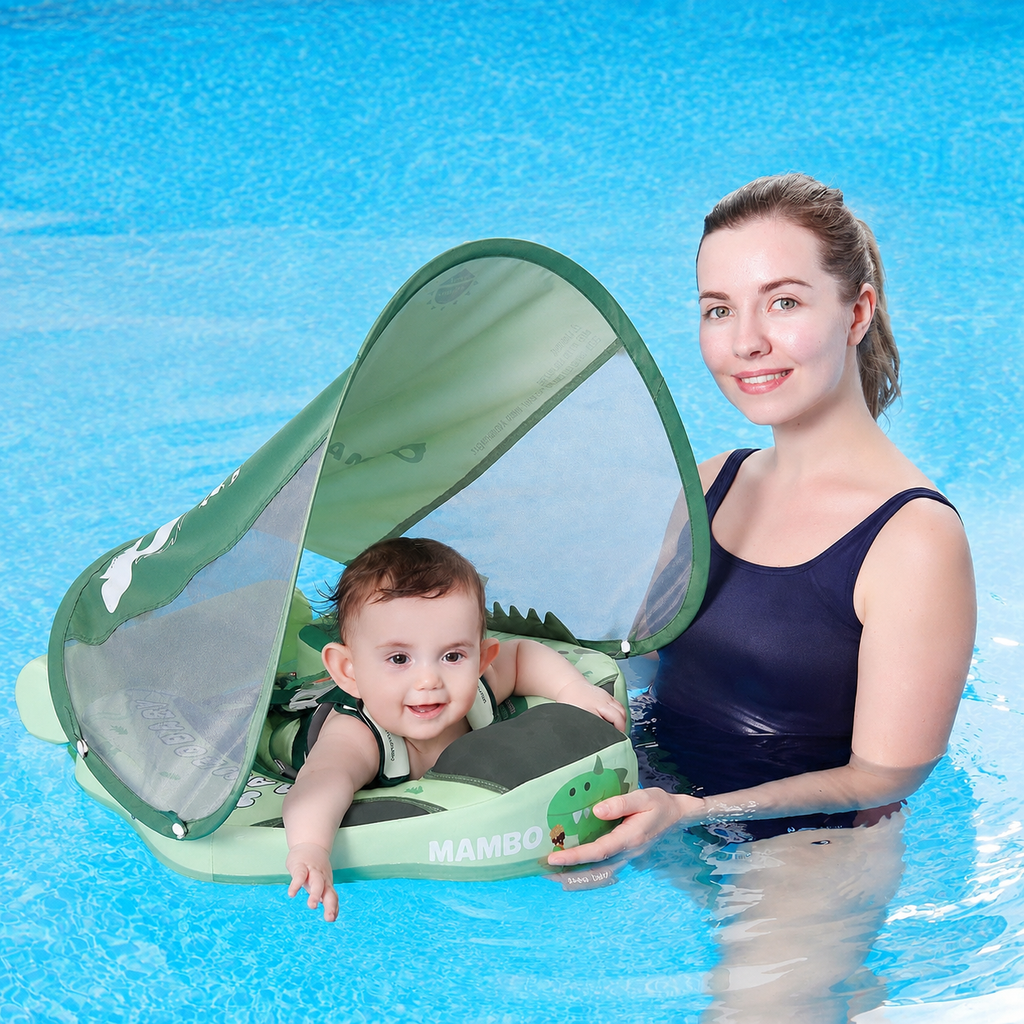 BabyFloat™ — Bouée Bébé avec Pare-Soleil Intégré Summerfix