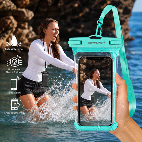 AquaGuard™ — Pochette Étanche Téléphone Plongée & Rafting Summerfix