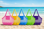 Sac de Plage Portable en Maille d'Été pour Jouets d'Enfants Summerfix