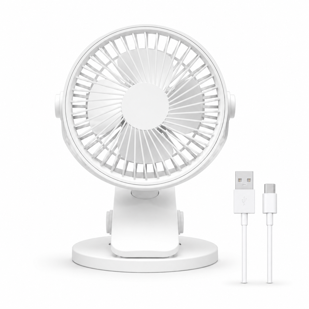 DeskBreeze™ Clip — Ventilateur de Table & Bureau USB Rechargeable Summerfix