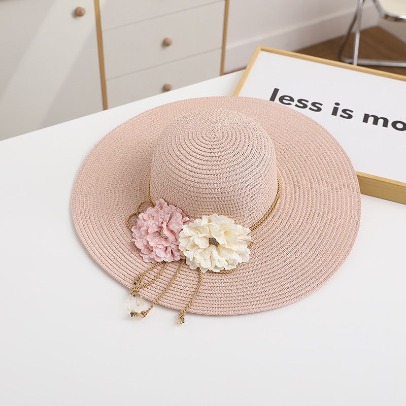 Chapeau de soleil pour femmes avec protection UV, couleur unie Summerfix