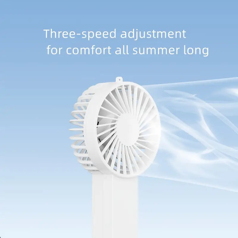 Mini USB Rechargeable Handheld Desktop Neck Fan Summerfix